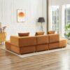 Orby - Sectional Sofa Right Facing - Cognac - Image 2