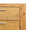 6 Drawer Dresser - Natural Wood / Brown - Image 8
