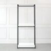 Fiona - Freestanding 3 Tower System Walk In Closet With 7 Shelf Wood And Metal Frame - White - Image 5