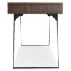 Lowry - Large Desk - Distressed Charcoal Brown - Image 2