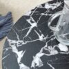Versatile Round Coffee Table For Various Interior Styles, Exhibiting Modern Minimalism And Nordic Charm - Black / Black White - Image 6