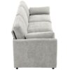 Cozy Upholstered 3 Seater Sofa Oversized Comfy Cloud Sofa Double Cushion 3 Seater Sofa Plush Cushion Sofa Couch For Living Room - Light Gray - Image 16