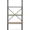 Itzel - Bookshelf - Antique Oak / Sandy Gray - Image 2