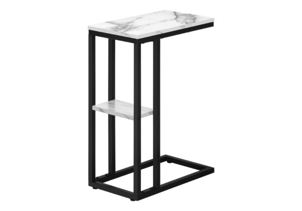 Accent Table C - Shaped, Contemporary And Modern - White