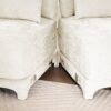 Elegant Chenille 3 Seater Sofa With Movable Ottomans High Resilience Sponge - Beige - Image 15