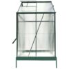 6.3'x4.2'x7' Polycarbonate Greenhouse, Heavy Duty Outdoor Aluminum Walk-In Green House Kit With Rain Gutter, Vent And Door For Backyard Garden - Green - Image 6
