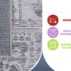 Marfi - 2' X 3' Oriental Area Rug - Silver - Image 7