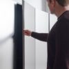 Nova Series - Wall Mounted Wood Utility Storage Garage Cabinet With Soft Closing Doors - Dark Gray - Image 9