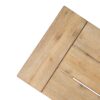 Outdoor Bench With Slat Panel Design And Frame - Natural / Gray - Image 7