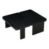 Modern Minimalist Coffee Table Set, Rectangle Coffee Table With Splicing Design, Multifunctional Combination Table For Living Room - Black - Image 9