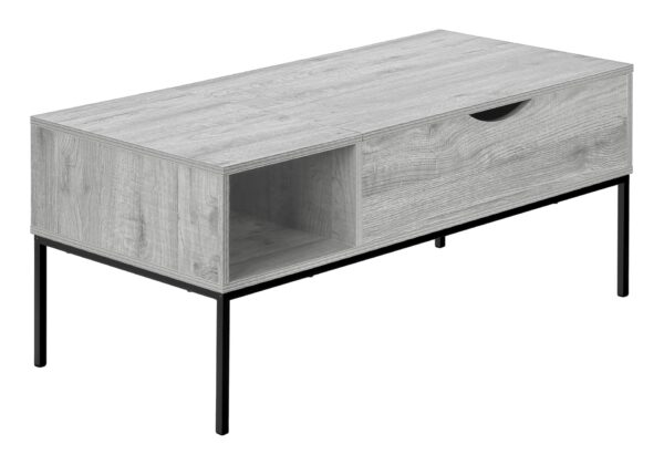 Table, Rectangular, Lift - Top, Contemporary & Modern - Gray
