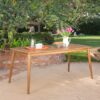 Outdoor Dining Table With Frame - Teak - Image 2