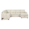 U-Shaped Sofa Sectional Sofa Pull-Out Sofa Bed With A Storage Chaise Lounge, Charging Devices For Living Room - Beige - Image 10