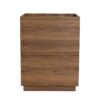 Freestanding Bathroom Vanity With Double Drawer In Engineered Wood - Brown - Image 2