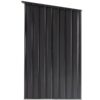 Outdoor Storage Shed, Metal Steel Garden Shed With Single Lockable Door, Small Shed Outdoor Steel Utility Tool Shed For Backyard Patio Garden Lawn - Black - Image 9