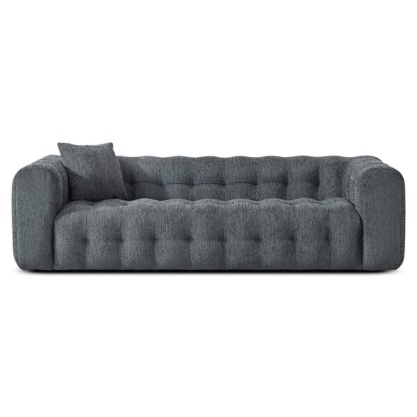 Eden - Modern Tufted Chesterfield Sofa - Gray