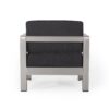 Aviara - Luxurious Outdoor Club Chair Low Profile Deep Seating - Silver - Image 11