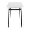 Marcel - Contemporary Counter Table - Black / White - Image 2
