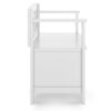 Amherst - Small Entryway Storage Bench - White - Image 3