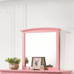 Elegant Wall Mirror - Pink