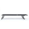 Outdoor Chaise Lounge With Mesh Back And Metal Frame - Black - Image 9