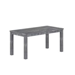 Albany - Solid Wood Dining Table For 6, Small Kitchen And Breakfast Table - Gray