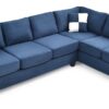 Malone - Sectional - Navy Blue - Image 2
