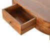 Rounded Coffee Table - Chestnut - Image 6