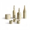 Luxury Natural Marble Living Room Accessories Set, Genuine Marble, 7 Pieces - Glod Yellow Beige - Image 4