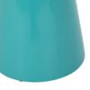 Serenita - Outdoor Iron Side Tables With Flared Design, (Set of 2) - Teal - Image 8