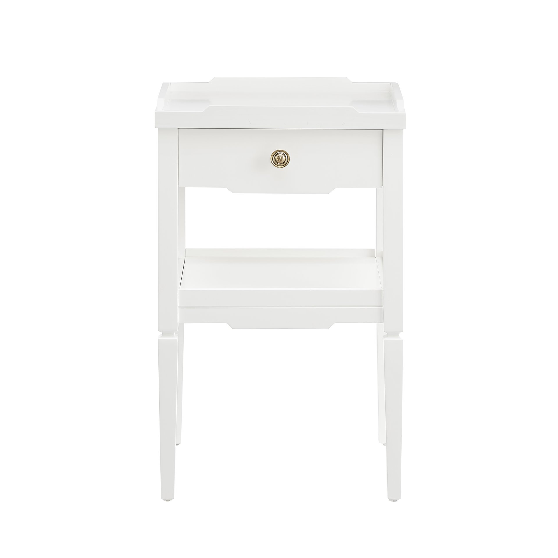 Foley - 1 Drawer Nightstand With Pull - White - Image 11