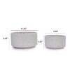 2 Pieces Flowerpot, Planter For Patio, Garden Or Windowsills - Milk White - Image 3