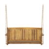 Tambora - Porch Swing Acacia Wood Slat Design - Teak - Image 8