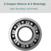 Barbell Bar For 2" Olympic Plates, Home Gym Weightlifting Bar 4Ft Solid Chrome Weight Bar 5Ft Fitness Training Curl Barbell 7.2Ft - Silver - Image 7