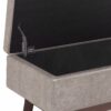 Owen - Small Rectangular Storage Ottoman - Distressed Gray Taupe - Image 3