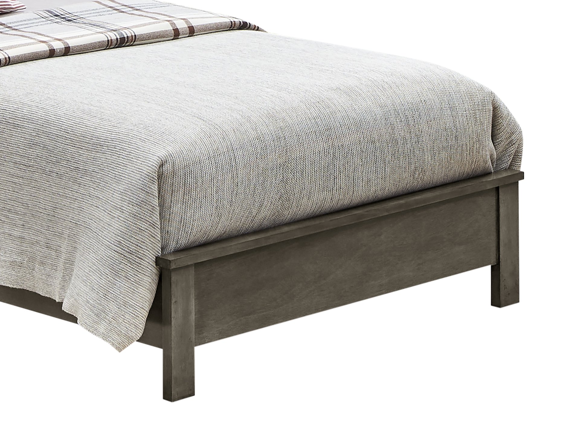 Twin Bed For Modern Spaces - Gray - Image 4