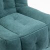Fluffy Bean Bag Chair, Comfortable Bean Bag For Adults And Children, Super Soft Lazy Sofa Chair With Memory Foam And Ottoman, Indoor Modern Focus Bean Bag Chair For Living Room, Bedroom, Apartment - Green - Image 17