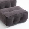 Fluffy Bean Bag Chair, Comfortable Bean Bag For Adults And Children, Super Soft Lazy Sofa Chair With Memory Foam And Ottoman, Indoor Modern Focus Bean Bag Chair For Living Room, Bedroom, Apartment - Black - Image 17