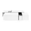 Extendable Coffee Table, Coffee Table With 2 Hidden Storage Space And 2 Drawers For Living Room - White - Image 17