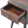 Mini 2 Drawer Nightstand - Walnut - Image 2