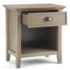 Acadian - Bedside Table - Distressed Gray - Image 2