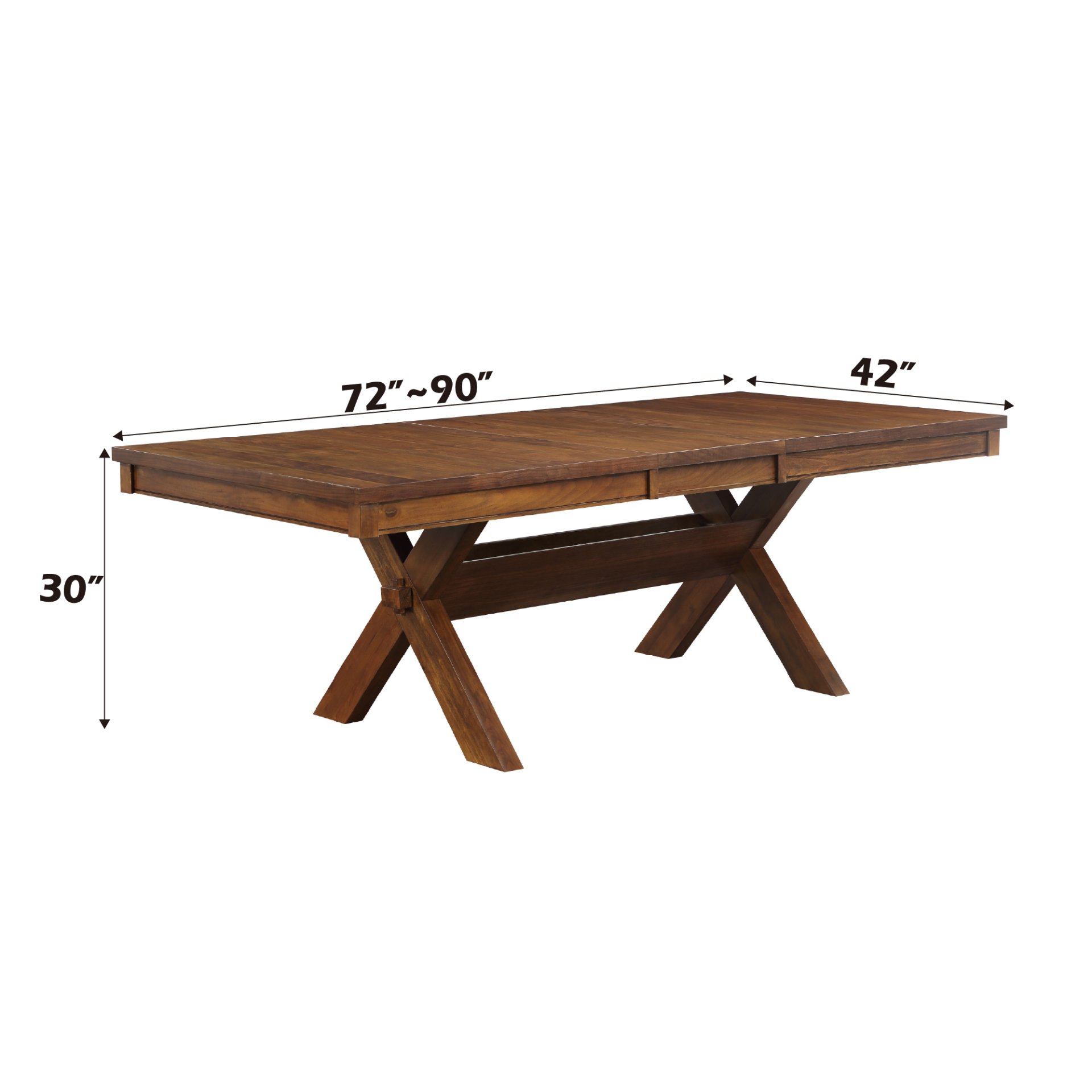 Apollo - Dining Table (With 1 Butterfly Leaf) - Walnut - Image 4