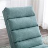 Ergonomic Electric Massage Chaise Lounge With Remote Control, 5 Modes For Relaxation - Teal - Image 10