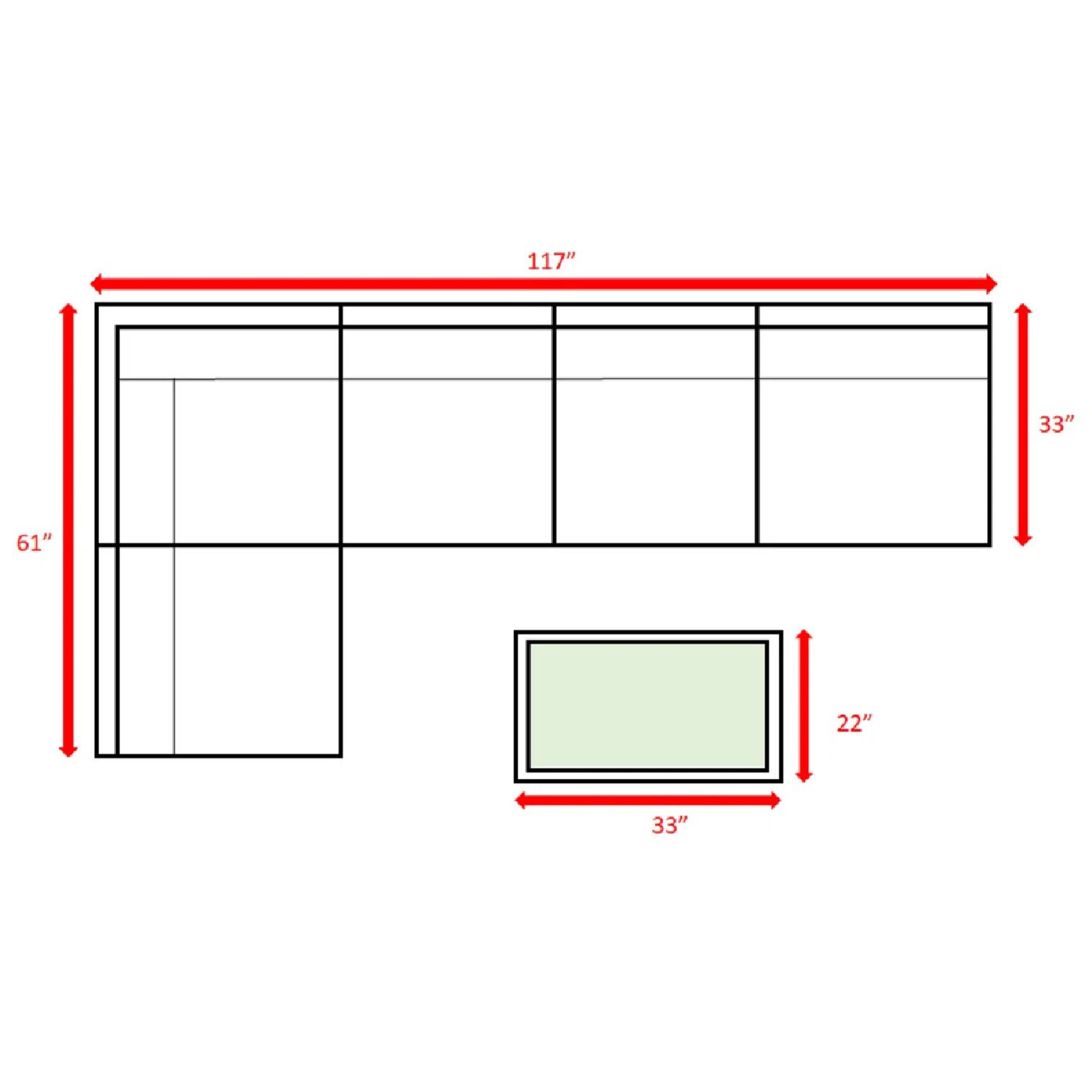 Outdoor Seating Set With Cushions, 4 Person Capacity - Brown - Image 5