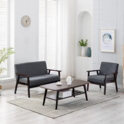 Bahamas - Coffee Table, Loveseat And Chair (Set of 3) - Espresso