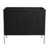Minimalist Freestanding Bathroom Vanity With Storage Cabinet, Excluding Sink - Dark Oak - Image 10