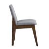 Kaela - 7 Pieces Dining Room Set - Walnut / Light Gray - Image 5