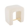 Boucle Stool (Set of 2), Dining Chairs For Home Kitchen Island - Cream - Image 5
