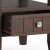 Acadian - End Table With Drawer - Brown - Image 8