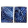 Framed Art Panels, Unique Marbled Design (Set of 2) - Blue - Image 9